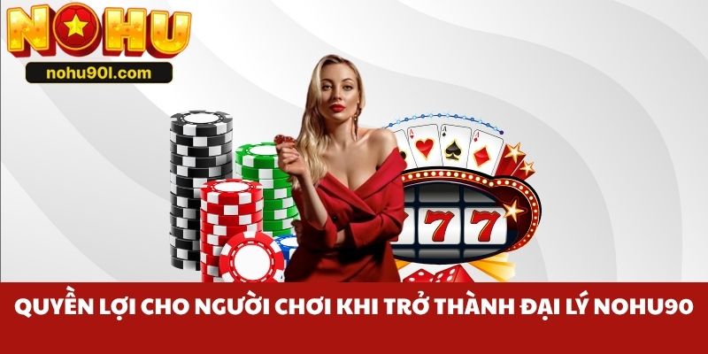 Quyền lợi cho người chơi khi trở thành đại lý Nohu90